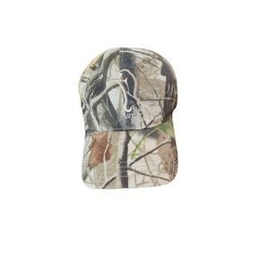 Vintage Wild Turkey Federation Camouflage  Embroidered  Hat Cap.